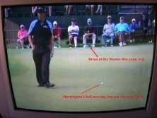 Brian at The Masters, on TV